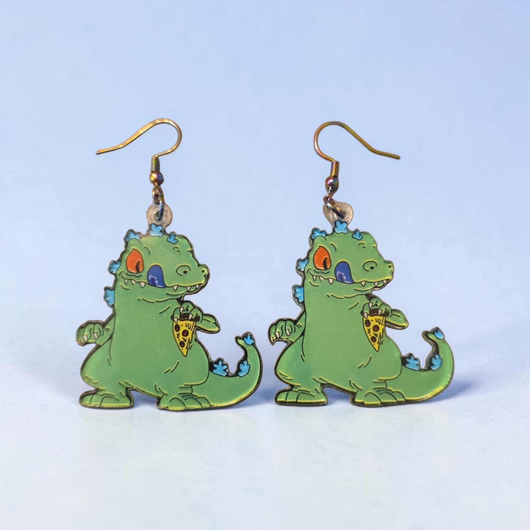 90' retro earrings