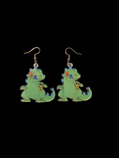 90' retro earrings